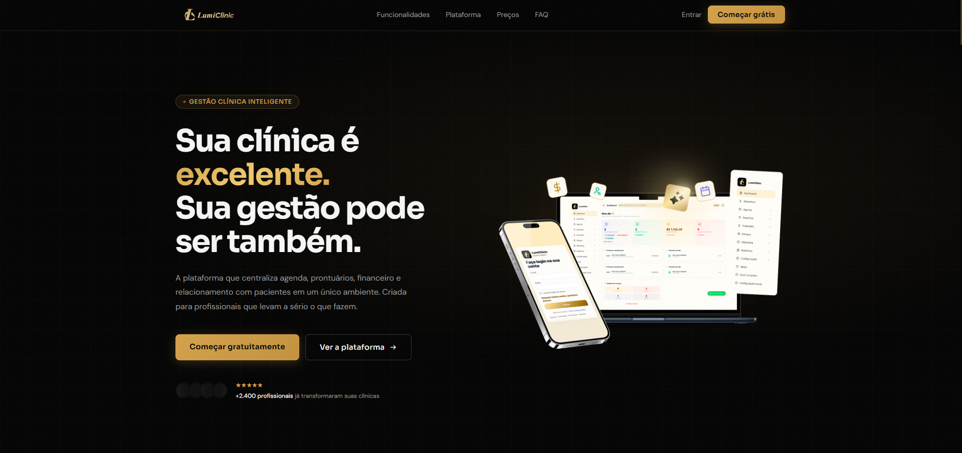 Sistema de Gestão LumiClinic