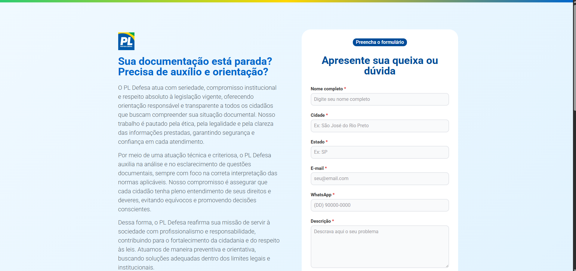 Website Tiro Esportivo