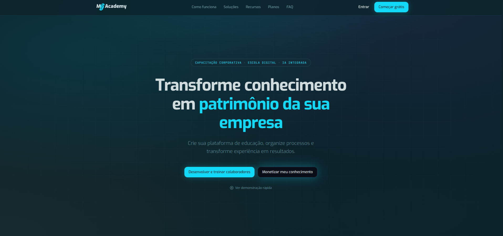 MyAcademy - Sistema de Gestão de Aprendizado